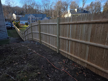 Cedar wood fencing built to last in Fitchburg, Massachusetts